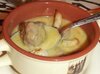 Сырный крем-суп с фрикадельками
