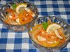Салат из кальмаров с маринованным луком