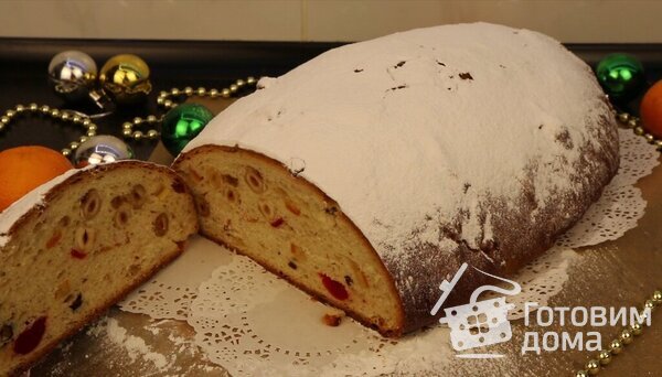 Сладкий рождественский хлеб фото к рецепту 18