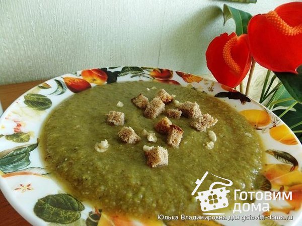 Постный суп-пюре с черносливом и чесноком (без масла) фото к рецепту 3