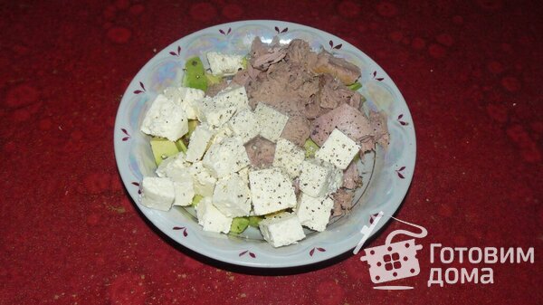 Салат с тунцом и авокадо фото к рецепту 3