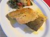 Морской окунь с апельсиновым соком