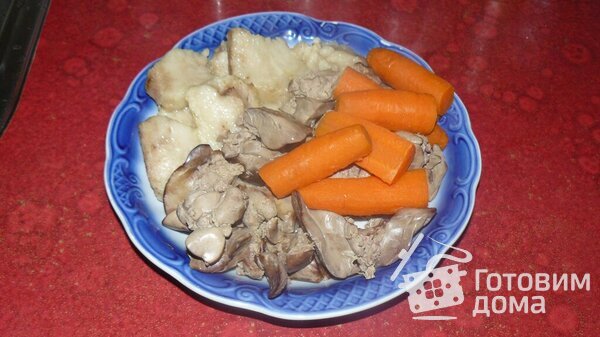 Паштет из куриных желудков и куриной печени фото к рецепту 1