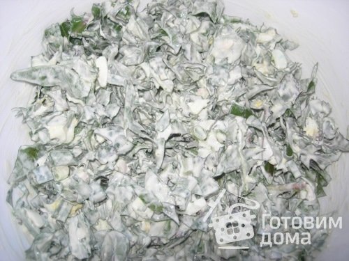 Салат из одуванчиков