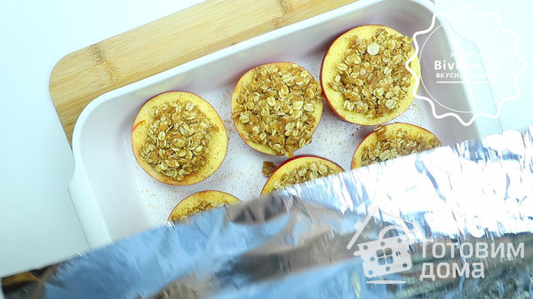 Запеченные яблоки синнабон фото к рецепту 4