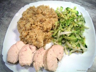 Способ приготовления вкусного отварного куриного филе