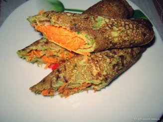 Пряные кабачковые блинчики