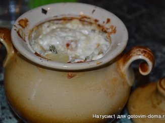 Горшочки с картошкой и стручковой фасолью