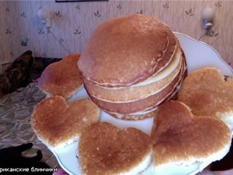 Американские оладьи на опаре