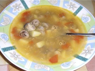 Суп из куриных сердечек