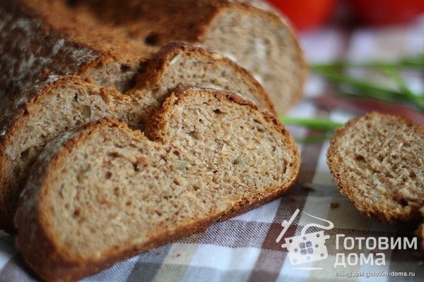 Цельнозерновой дрожжевой хлеб на йогурте фото к рецепту 4