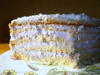 Легкий  медовик (жидкое тесто)