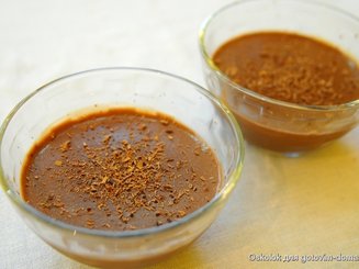 Шоколадно-манный мусс