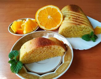 Апельсиновый домашний кекс