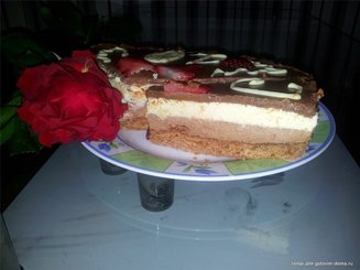 Торт-мусс "Три шоколада" от Луки Монтерсино
