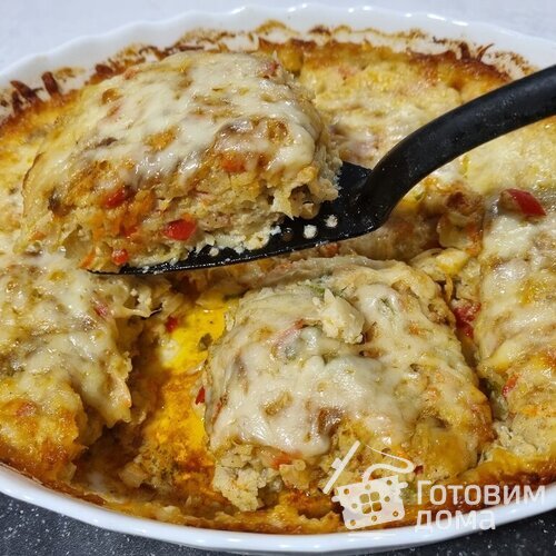 Овощная запеканка в духовке с сыром