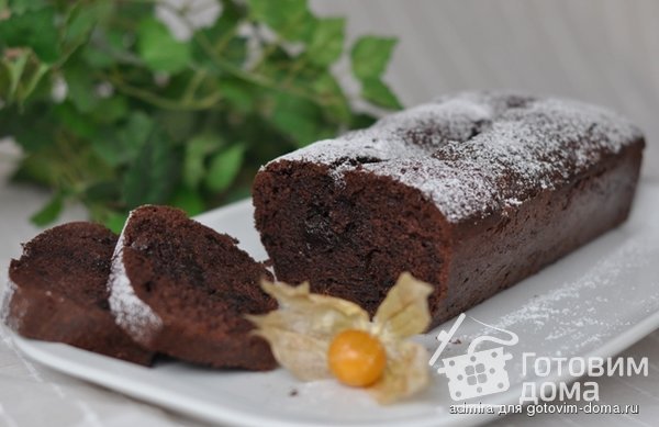 Шоколадный кекс с черносливом фото к рецепту 1