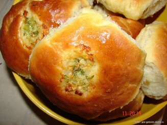 Булочки с ароматическим сливочным маслом