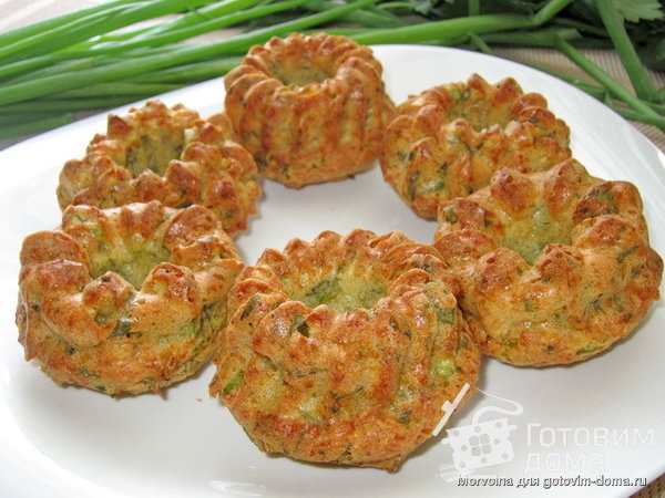 Маффины с сыром и зеленью фото к рецепту 2