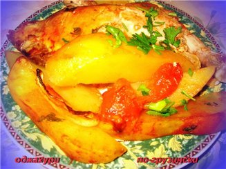 Оджахури из курицы по-грузински
