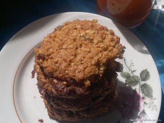 Овсяное печенье с изюмом