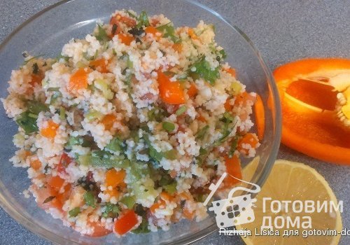 Салат  табуле летний