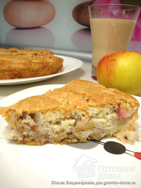 Милопита - яблочный пирог по-гречески фото к рецепту 4