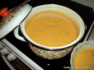 Сливочный крем-суп из тыквы