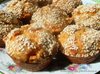 Кексы с острой колбасой и сыром