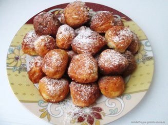 Творожные пончики
