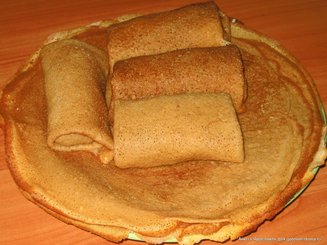Тонкие блинчики на кефире "Ажурные"