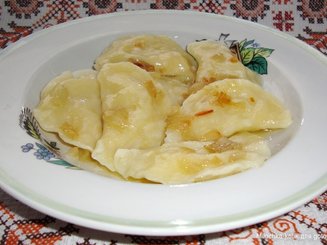 Вареники с сырым картофелем и сырно-картофельные
