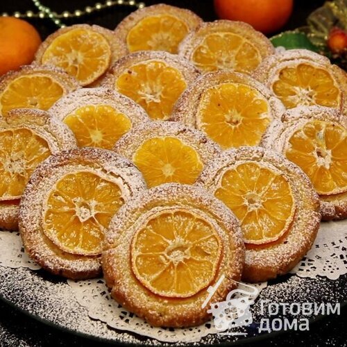 Праздничное печенье &quot;Мандаринка&quot;