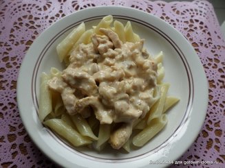 Курочка в сырном соусе