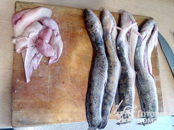 Налим запеченный с болгарским перцем и овощами фото к рецепту 3