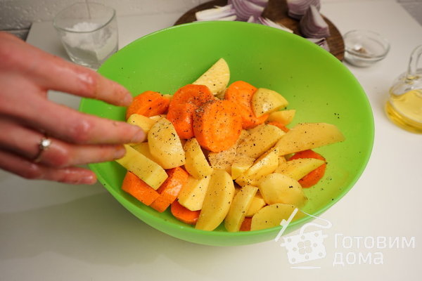 Пирамидка из курицы фото к рецепту 2