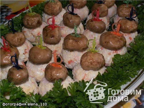 Закуска &quot;Грибная полянка&quot;
