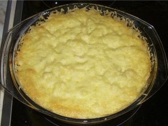 Курица с грибами запечённые под картофельной шубой