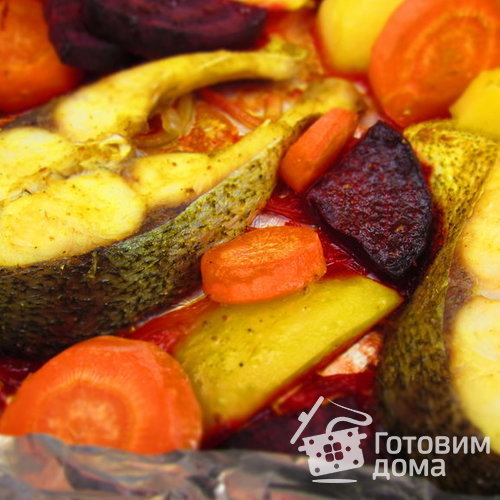 Рыба с картошкой в духовке. Пошаговый рецепт с фото | Кушать нет