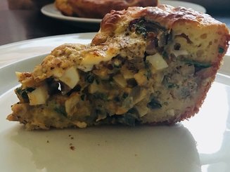 Быстрый пирог из рыбы