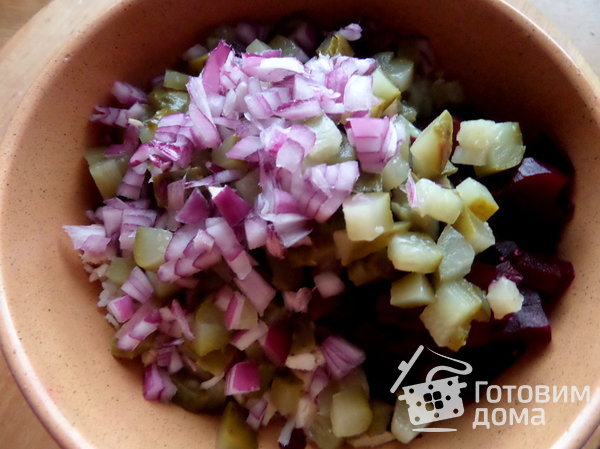 Свекольный салат с курицей и фетой фото к рецепту 10