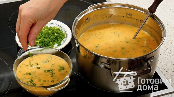 Самый ленивый суп на нашем канале: из самых доступных овощей, с плавленым сыром фото к рецепту 15