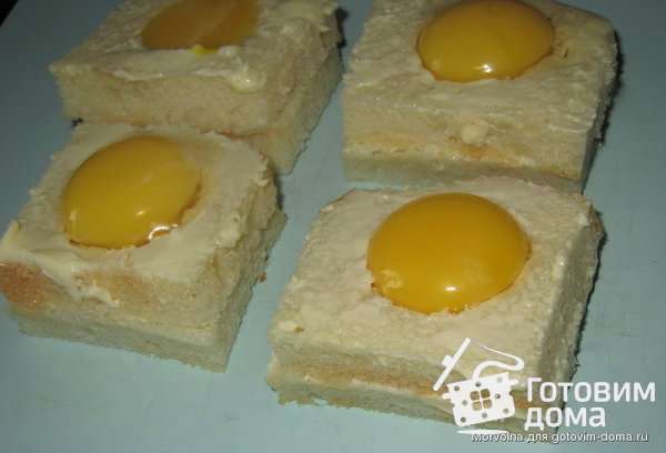Горячая закуска из яиц фото к рецепту 3