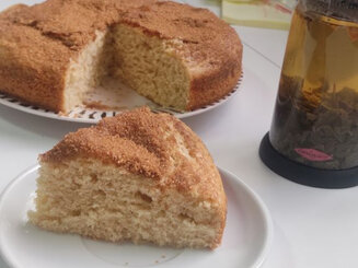 Бисквитный пирог с корицей "Coca de llanda"