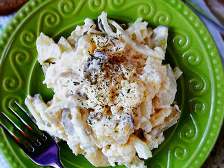 Баварский картофелъный салат с огурцом