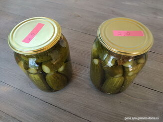 Маринованные огурчики  ( семейный рецепт )
