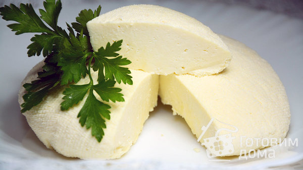Сыр за 10 минут из молока + Время на стекание сыворотки (без специальных ферментов) фото к рецепту 1