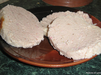 Домашняя вареная колбаса из курицы