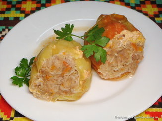 Фаршированый болгарский перец