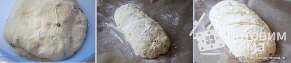 Картофельный хлеб с тыквенными семечками фото к рецепту 4